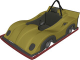Go Kart 3D Model preview