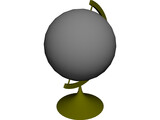 Golden Globe 3D Model preview