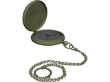Golden Pocketwatch 3D Model preview