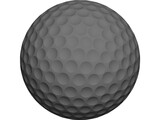 Golf Ball 3D Model preview