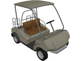 Golf Cart 3D Model