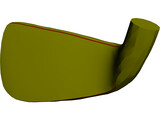 Golf Club Head Iron 3D Model preview