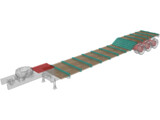 Goose Neck Lowboy Trailer 53 foot 3D Model