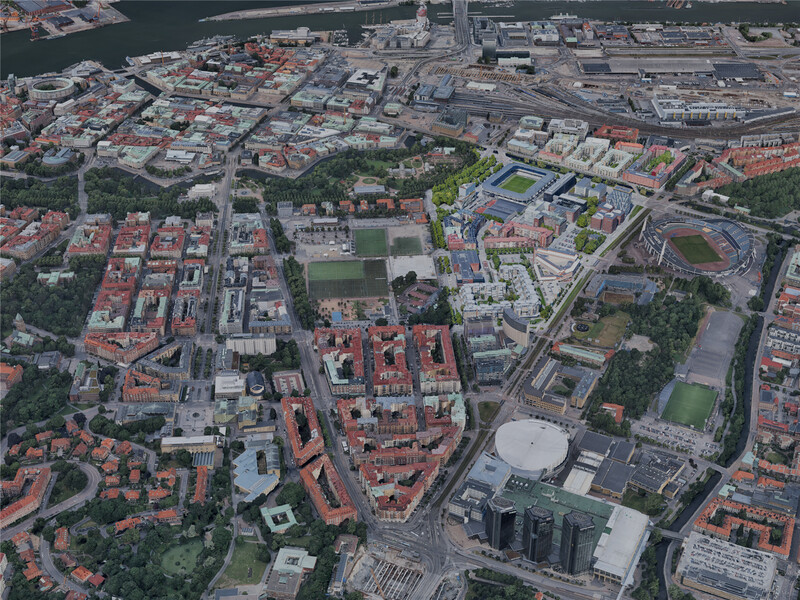 Gothenburg City, Sweden (2022) 3D Model
