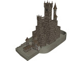 Gothic Castle 3D Model preview