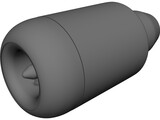 GR 130 RC Jet Engine Model 3D Model preview