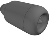 GR 130 RC Jet Engine Model 3D Model