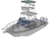 Grady White Boat 3D Model
