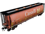 Grain Car 3D Model preview