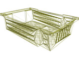 Grape Harvesting Bushel 3D Model