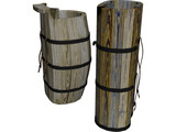 Grapes Baskets 3D Model preview