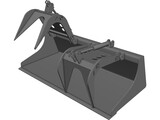 Grapple Bucket 3D Model preview