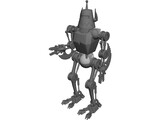 Grass Cutting Robot 3D Model preview