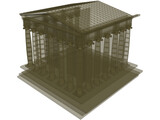 Greek Temple 3D Model