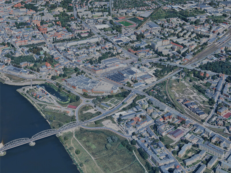 Grudziadz City, Poland (2024) 3D Model