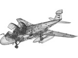 Grumman EA-6B Prowler 3D Model