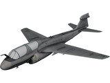 Grumman EA-6B Prowler 3D Model preview