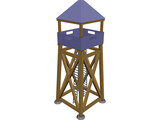Guard Tower Middle Ages 3D Model preview
