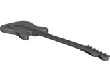 Guitar Electric 3D Model preview