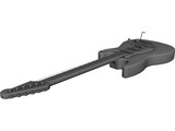Guitar Electric 3D Model preview