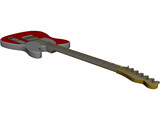 Guitar Electric 3D Model preview