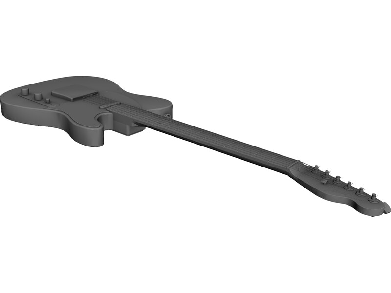 Guitar Fender Telecaster 3D Model