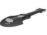 Guitar Fictional 3D Model preview