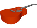 Guitar 3D Model preview