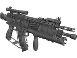 Gun 3D Model preview