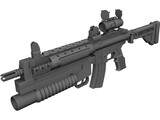 Gun 3D Model preview