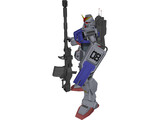 Gundam Ground Type 3D Model preview