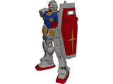 Gundam rx78 3D Model preview
