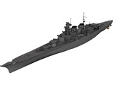 H-class Battleship 3D Model preview