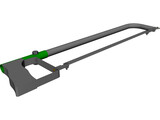 Hack Saw 3D Model preview
