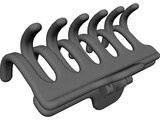 Hairclip 3D Model preview