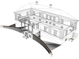 Halasz Moricz Mansion Dabas Hungary 3D Model