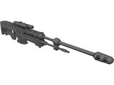 Halo Reach Sniper Rifle 3D Model