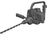 Hand Drill 3D Model preview