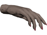 Hand Female 3D Model preview