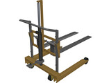 Hand Forklift 3D Model preview