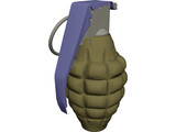 Hand Granade 3D Model preview