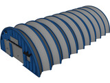 Hangar 3D Model preview