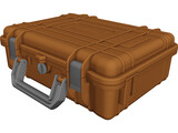 Hard Shell Pelican Camera Storage Case 3D Model preview