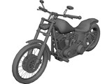 Harley-Davidson Dyna Glide 3D Model preview