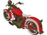 Harley-Davidson EL Type (1936) 3D Model