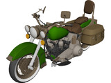 Harley-Davidson FLSTC Heritage Softail Classic 3D Model preview
