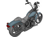 Harley-Davidson FXSTS Springer Softail 3D Model preview