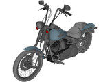 Harley-Davidson FXSTS Springer Softail 3D Model