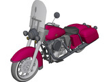 Harley-Davidson Glide 3D Model preview