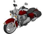 Harley Davidson Road King Classic (2011) 3D Model preview